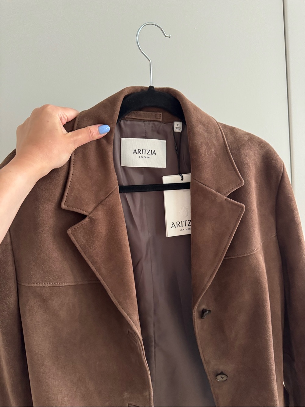 Aritzia Women’s Brown Suede Blazer - Picture 7 of 8